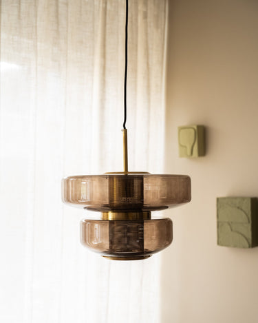 Hanglamp Meyara Glas Bruin - Things I Like Things I Love