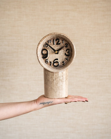 HKLIVING Clock Retro Ceramic Cream - Things I Like Things I Love