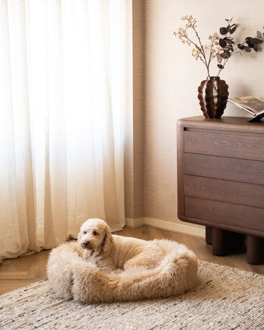 Hondenmand Tibetan Lamb Beige - Things I Like Things I Love