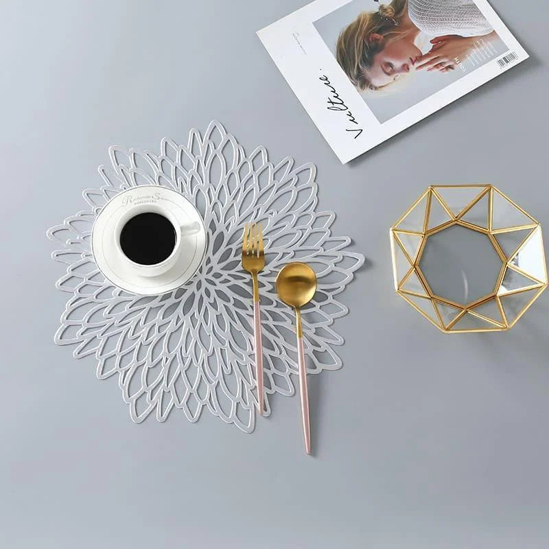 Jogo Americano Texturizado Antiderrapante para Mesa Decorativa Lenogue