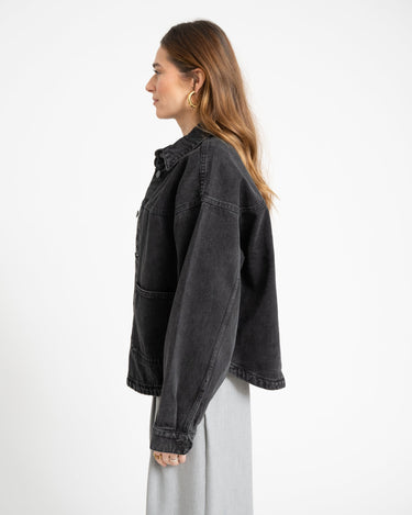 Kettie Denim Jacket Black - Things I Like Things I Love