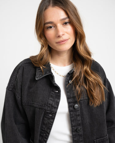 Kettie Denim Jacket Black - Things I Like Things I Love