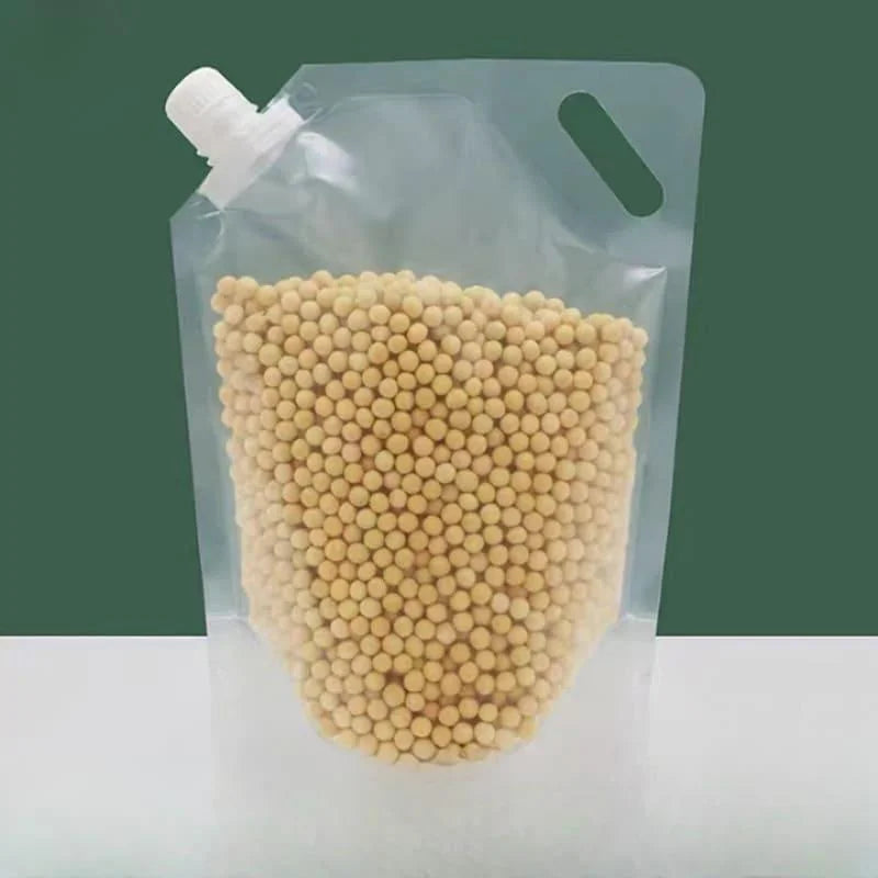 Kit 10 Sacos Dispenser para Armazenamento de Alimentos Lenogue 1kg (10 Peças)