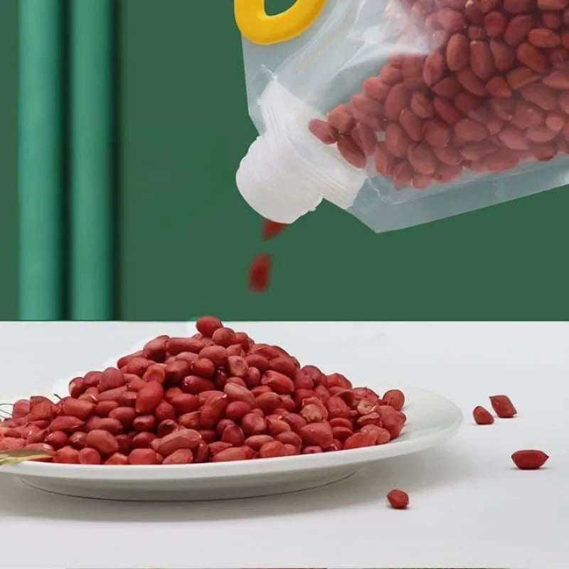 Kit 10 Sacos Dispenser para Armazenamento de Alimentos Lenogue