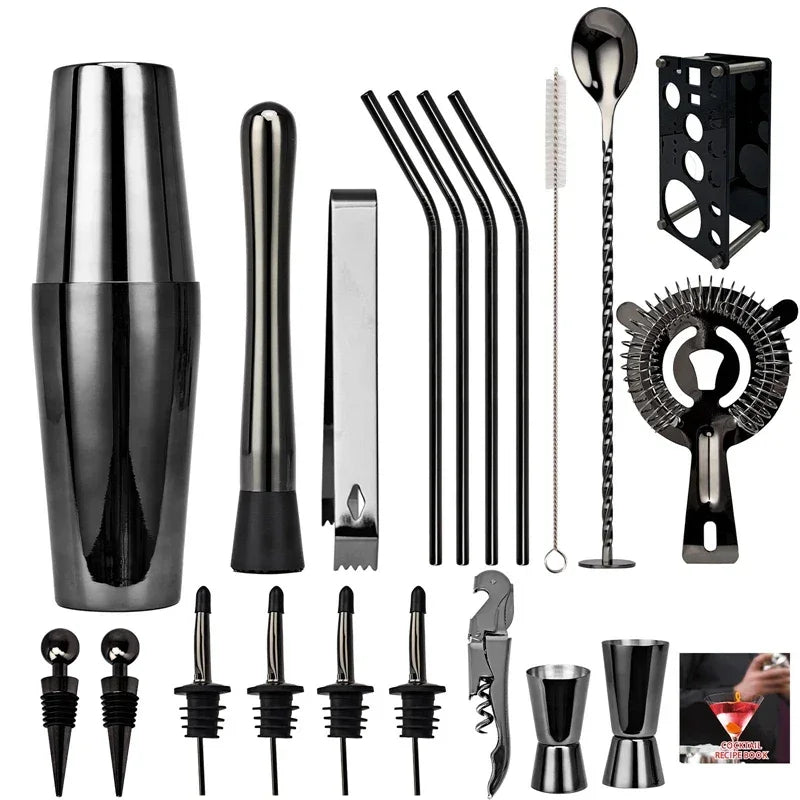 Kit Bartender com Shaker Boston e Cobbler Premium Lenogue