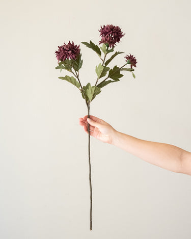 Kunstbloem Chrysant Bordeaux - Things I Like Things I Love