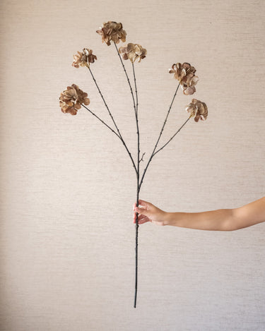 Kunstbloem Hortensia Bruin - Things I Like Things I Love