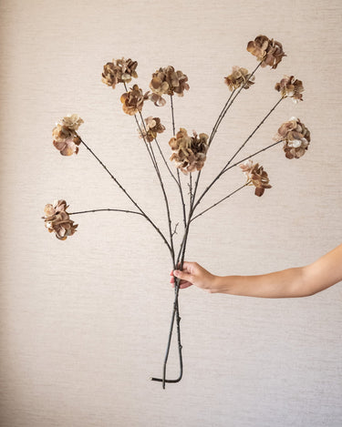 Kunstbloem Hortensia Bruin - Things I Like Things I Love