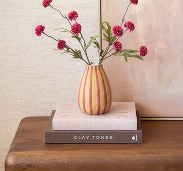Kunstbloem Pompom Bordeaux - Things I Like Things I Love