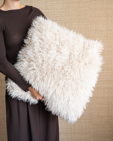 Kussen Doodly Furry Beige - Things I Like Things I Love