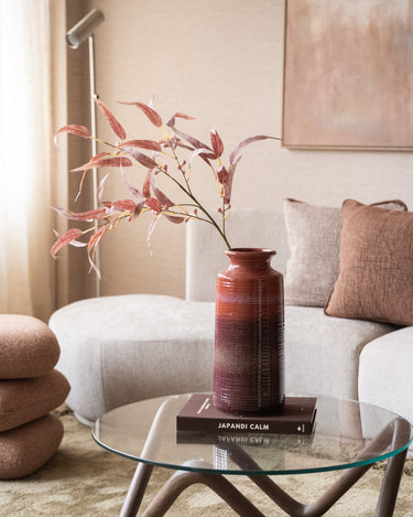 Large Deco Vase Decennia Burgundy - Things I Like Things I Love
