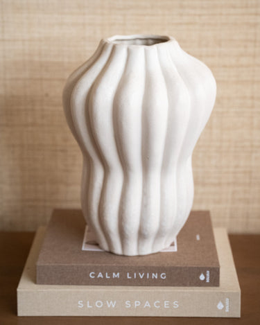 Large Deco Vase Serra Ceramic - Things I Like Things I Love