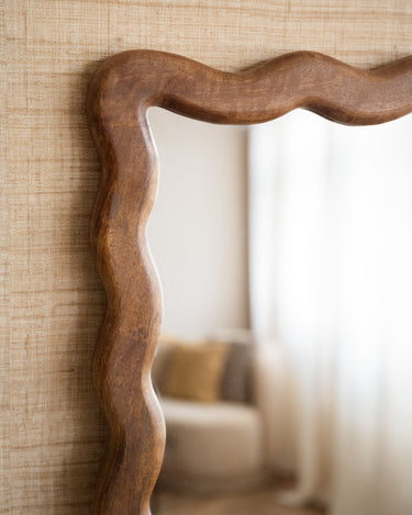 Large Mirror Ondine Mango Wood - Things I Like Things I Love