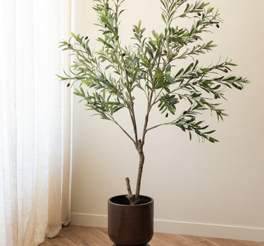 Large Planter Toval Brown - Things I Like Things I Love