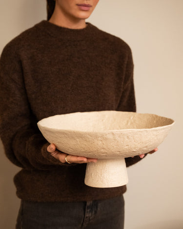 Large Serving Bowl Ato Beige - Things I Like Things I Love