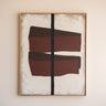 Large Wall Art Equa Beige/Burgundy - Things I Like Things I Love