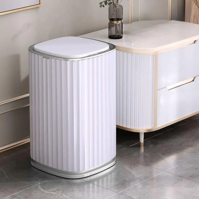Lixeira Automática com Sensor 15l para Banheiro e Cozinha Lenogue Cinza