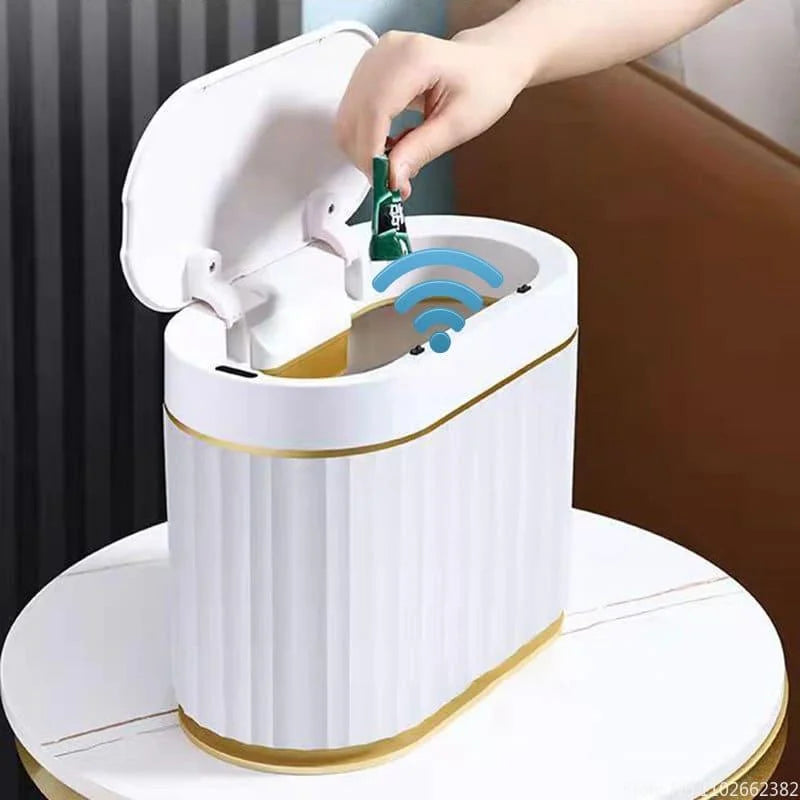 Lixeira Automática de Pia com Sensor para Banheiro e Cozinha Lenogue 5l