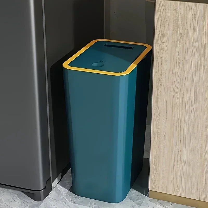 Lixeira com Tampa Pop Up e Vedação Antiodor para Banheiro Lenogue