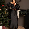 Longsleeve Maxi Dress Black - Things I Like Things I Love