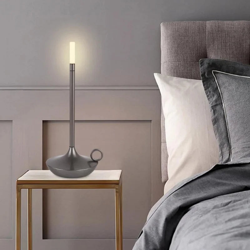 Luminária de Mesa Led sem Fio Recarregável para Decoração Noturna Lenogue