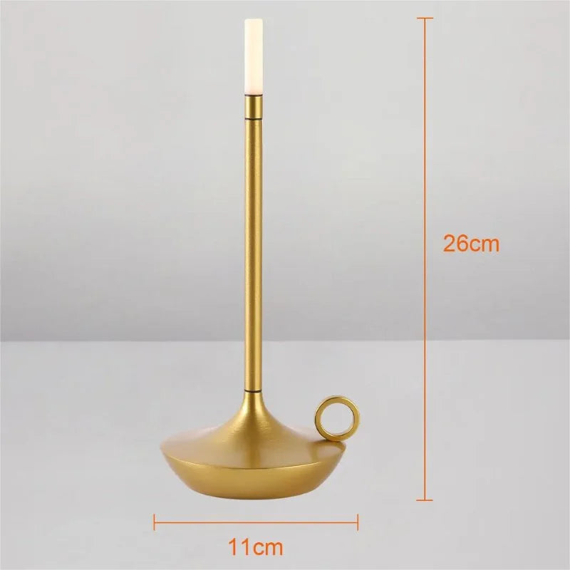 Luminária de Mesa Led sem Fio Recarregável para Decoração Noturna Lenogue