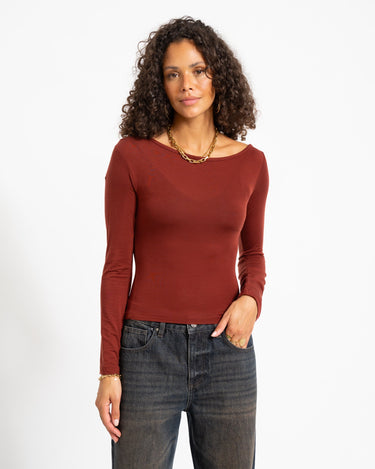 Maya Asym Top Madder Bruin - Things I Like Things I Love