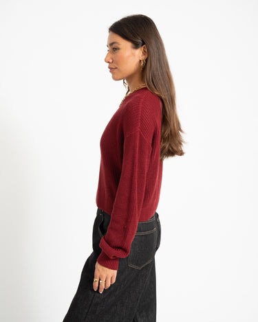 Maysa O-neck Knit Rhubarb - Things I Like Things I Love
