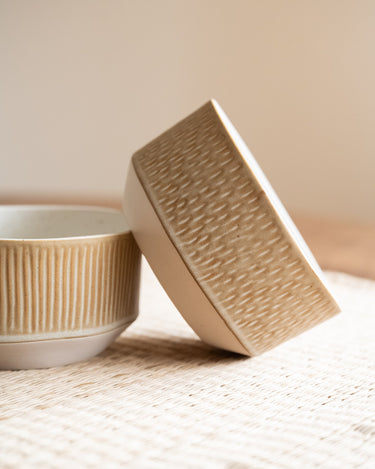 Miyaki Bowl Stripes / Hammered - Things I Like Things I Love