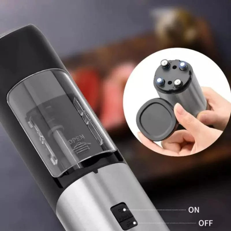 Moedor Elétrico de Pimenta e Temperos Aço Inox Lenogue