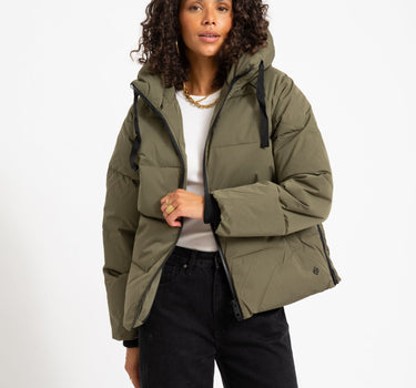 MSCH Pavinaria Short Jacket Donkergroen - Things I Like Things I Love
