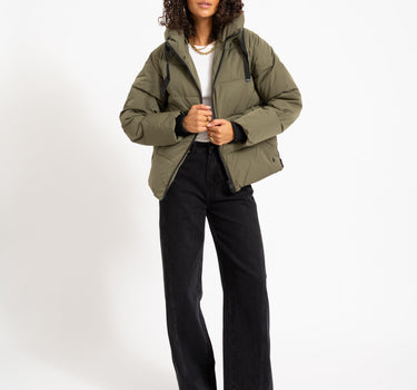 MSCH Pavinaria Short Jacket Donkergroen - Things I Like Things I Love