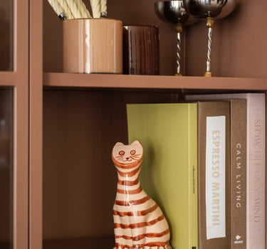 Ornament Fino Kat Keramiek - Things I Like Things I Love