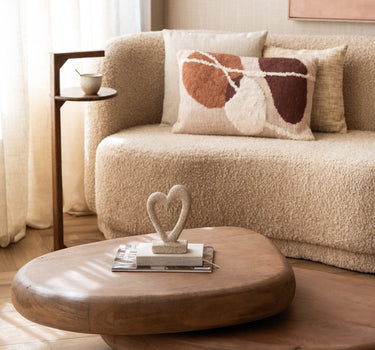 Ornament Open Heart Beige - Things I Like Things I Love