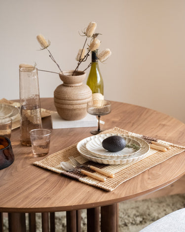 Placemat Alexia Raffia Brown - Things I Like Things I Love
