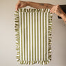 Placemat Ellie Striped Green - Things I Like Things I Love