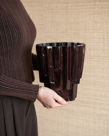 Planter Drava Brown - Things I Like Things I Love