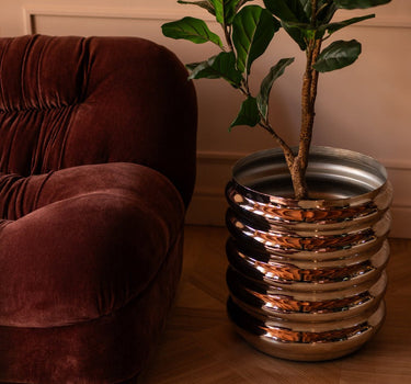 Planter Jardin Chrome Zilver - Things I Like Things I Love