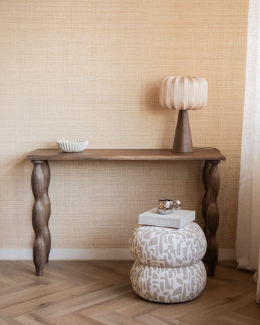 Pouf Anic Pattern Sand - Things I Like Things I Love