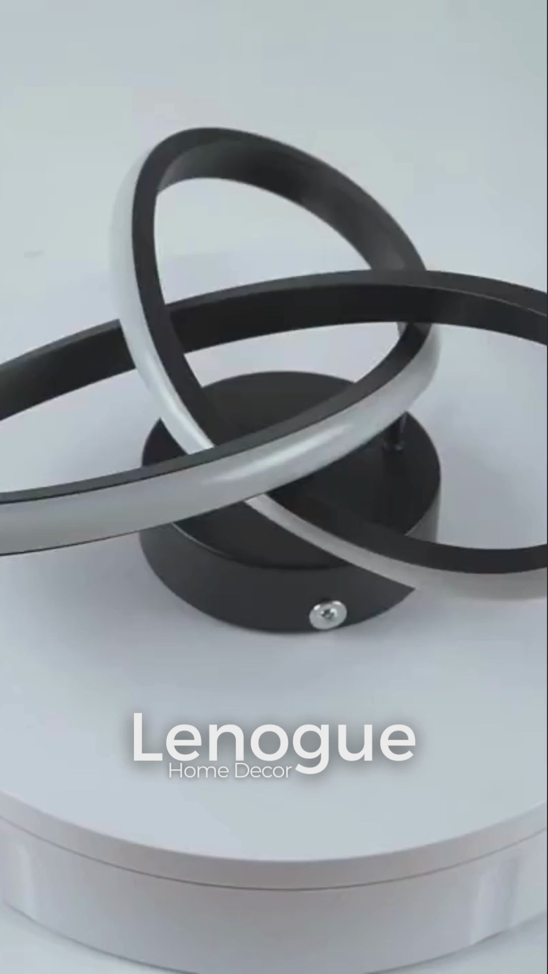 Lustre Led de Teto com 3 Cores para Quarto e Sala de Jantar Lenogue