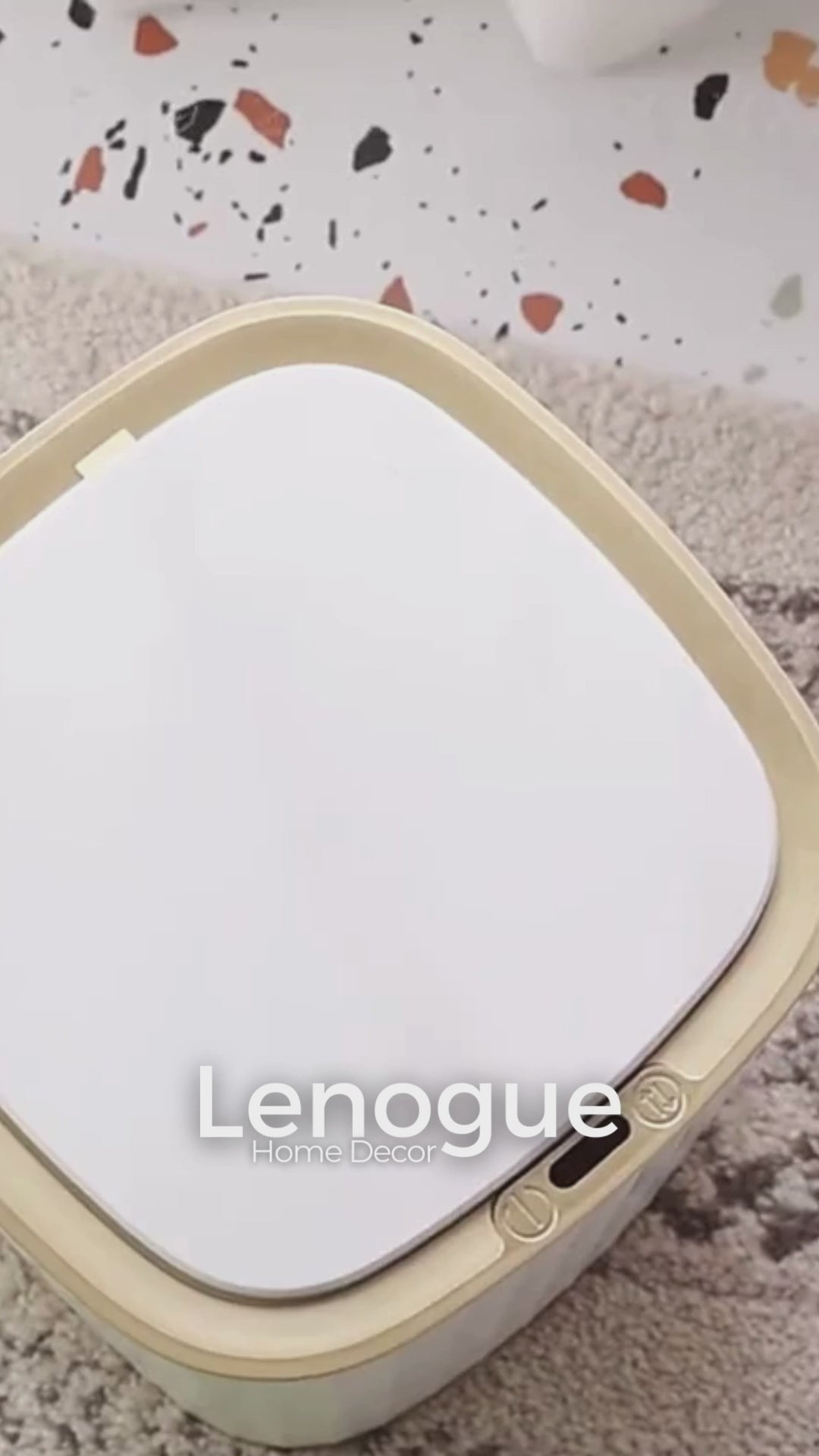 Lixeira Automática com Sensor 15l para Banheiro e Cozinha Lenogue