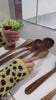 Kit Utensílios de Cozinha 7 Peças em Madeira Teca Lenogue