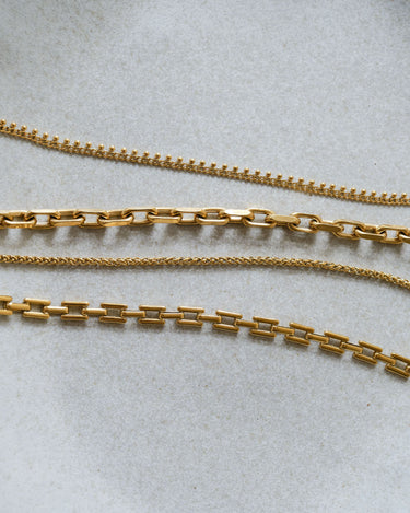Queen Of Cubes Necklace Goud - Things I Like Things I Love