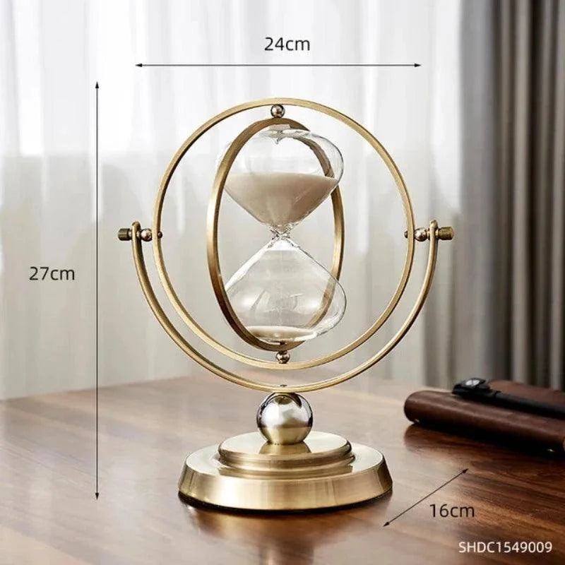 Relógio Ampulheta de Areia Estilo Nórdico para Decoração Lenogue Mod.03 - 60 Minutos