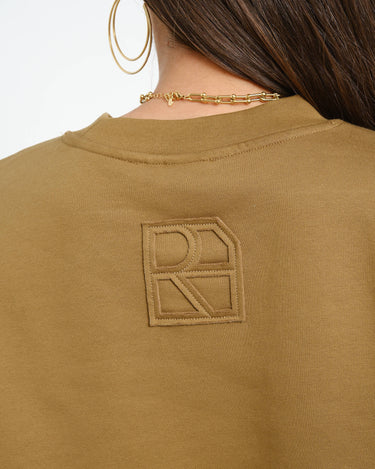 Rouge Ona O-Neck Sweat Gothic Olive - Things I Like Things I Love