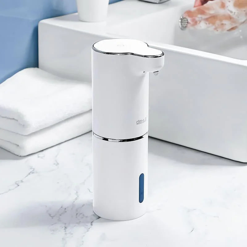 Saboneteira Dispenser Automática com Espuma e Usb para Banheiro Lenogue Branco