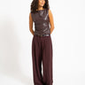 Sandy Pu Top Chocolate Plum - Things I Like Things I Love