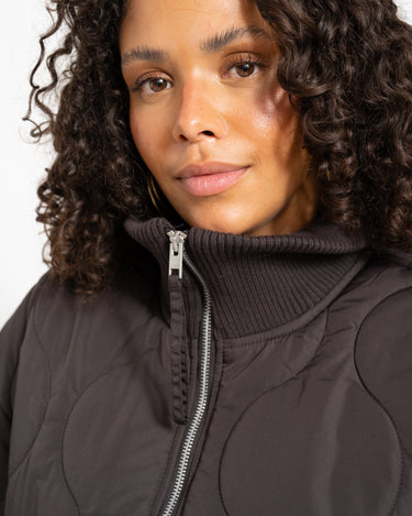 SERENA MID QUILTED JACKET Bracken - Things I Like Things I Love