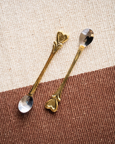 SET OF 2 - Handmade Spoons Hana Heart - Things I Like Things I Love