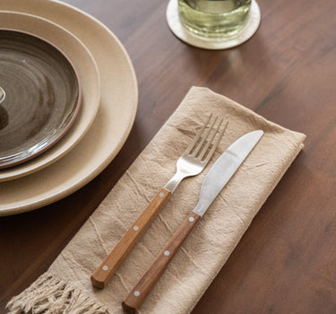 Set van 16 - HKLIVING Bestekset Hout - Things I Like Things I Love